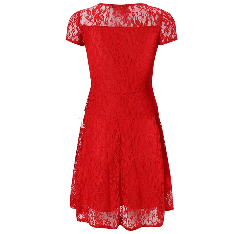 Robe dentelle raffinée