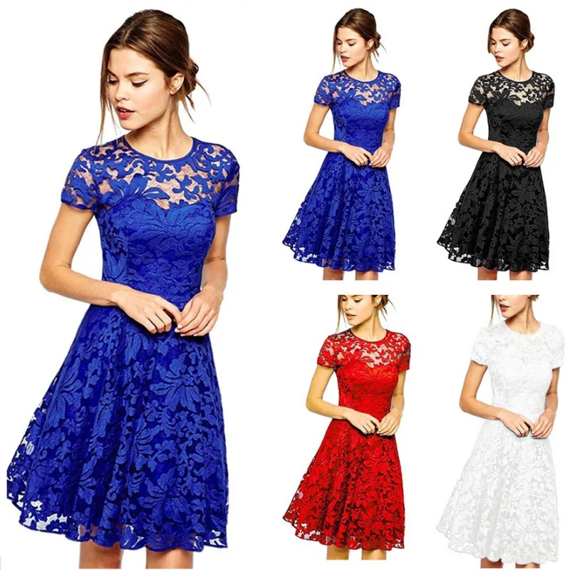 Robe en dentelle délicate