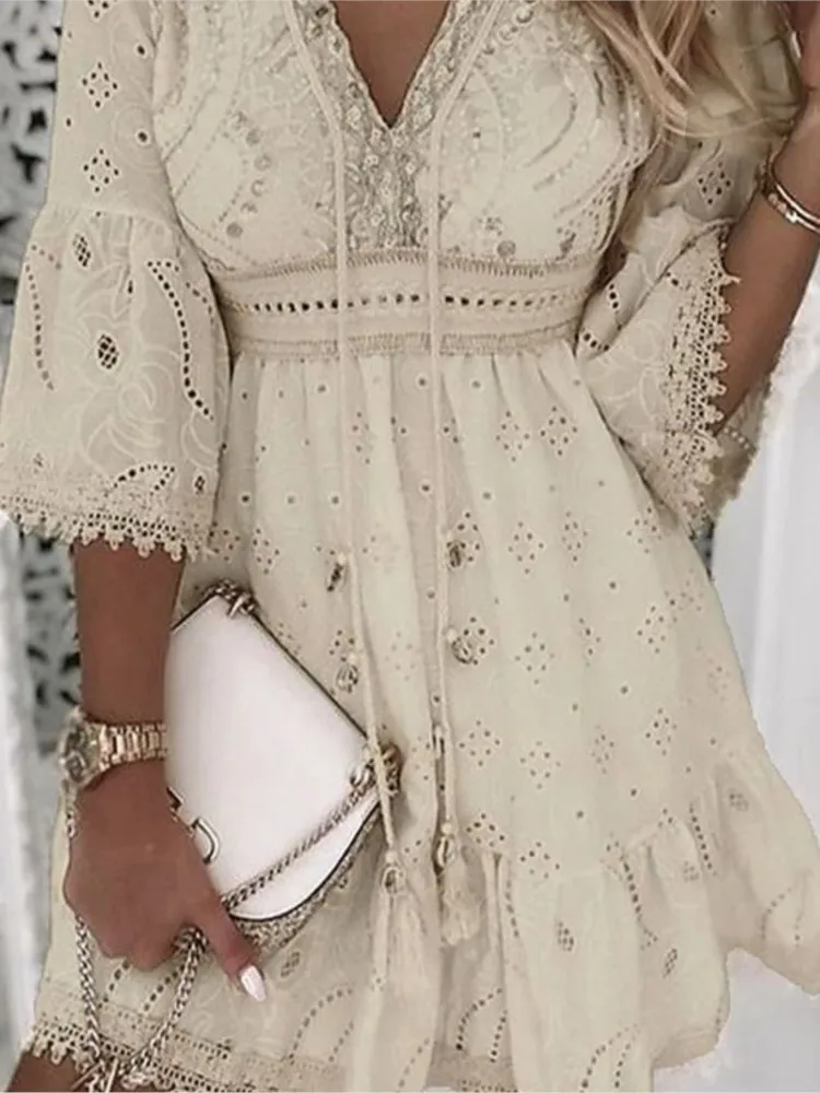 robe blanche féminine