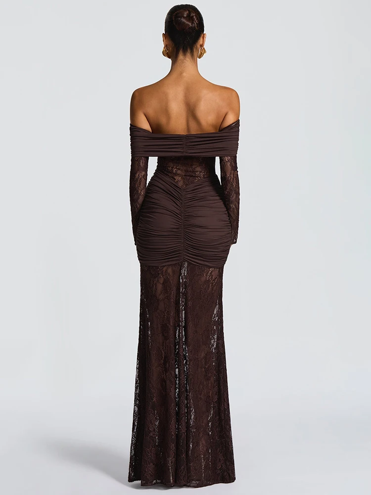 robe élégante manches longues