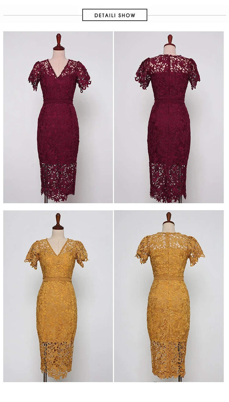robe en dentelle de qualité
