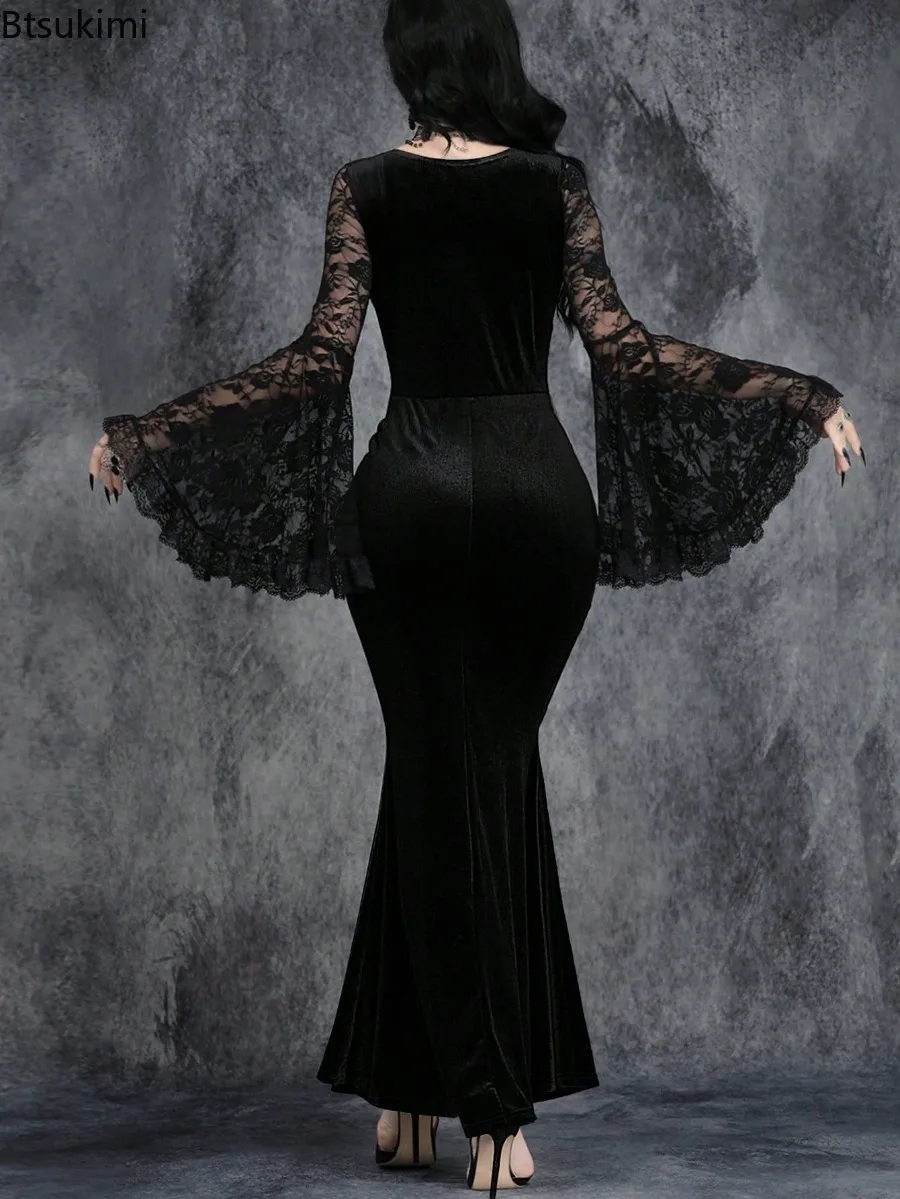fashion punk gothique robe