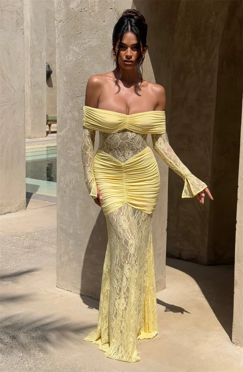 robe manches longues sexy