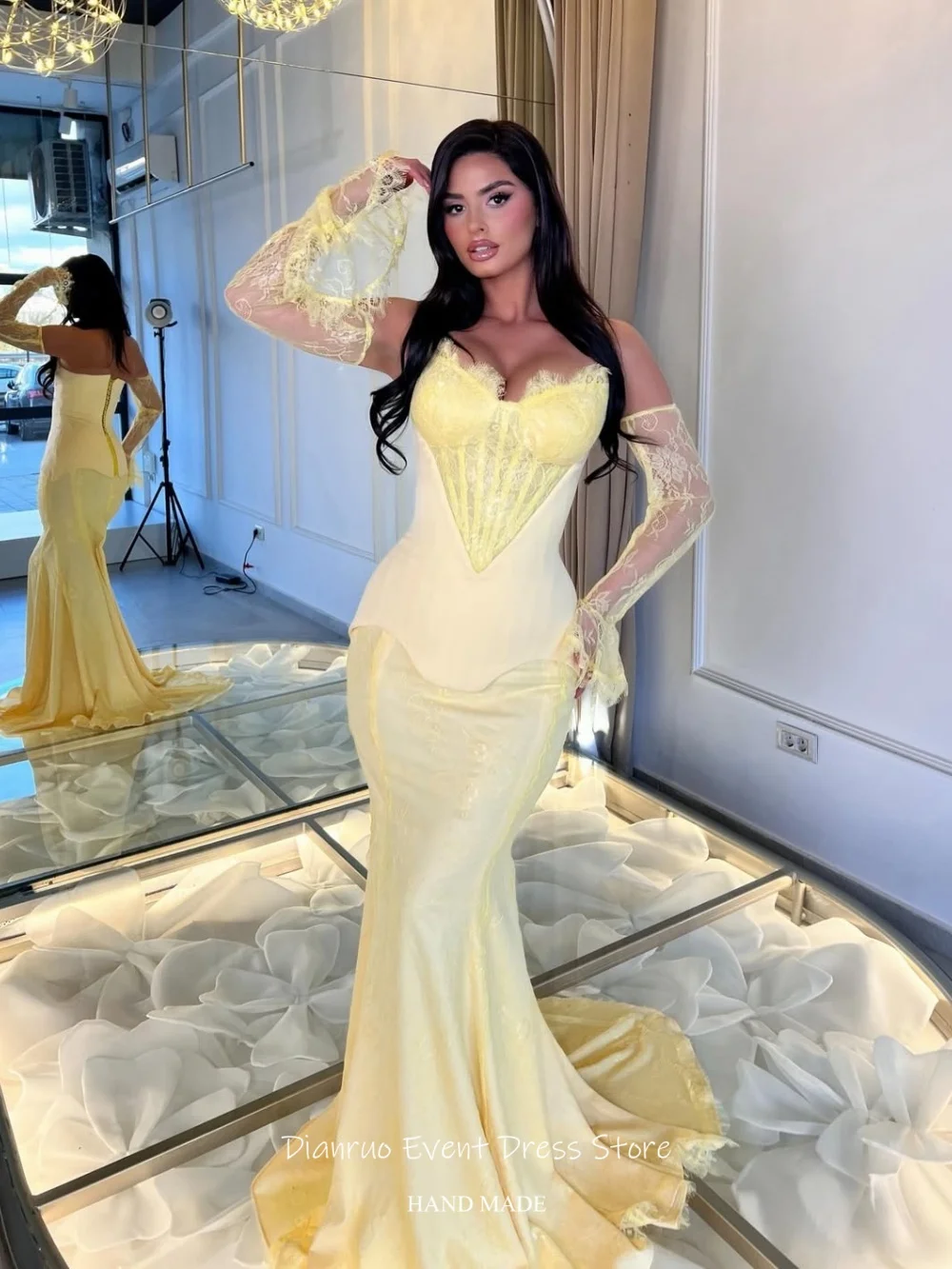 robe féminine dentelle