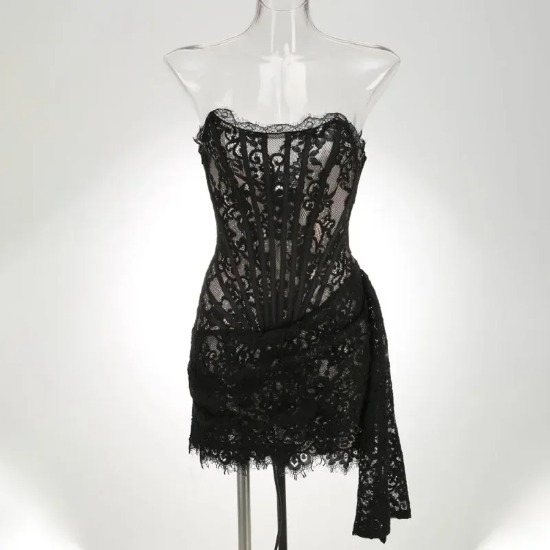 robe dentelle glamour