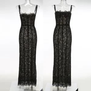 robe chic en dentelle