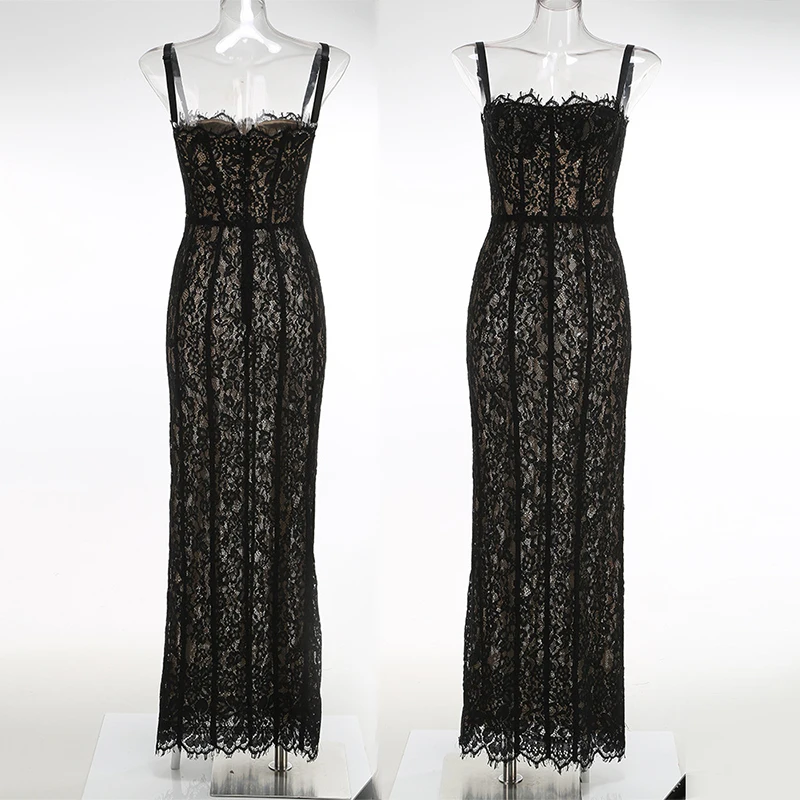 robe chic en dentelle