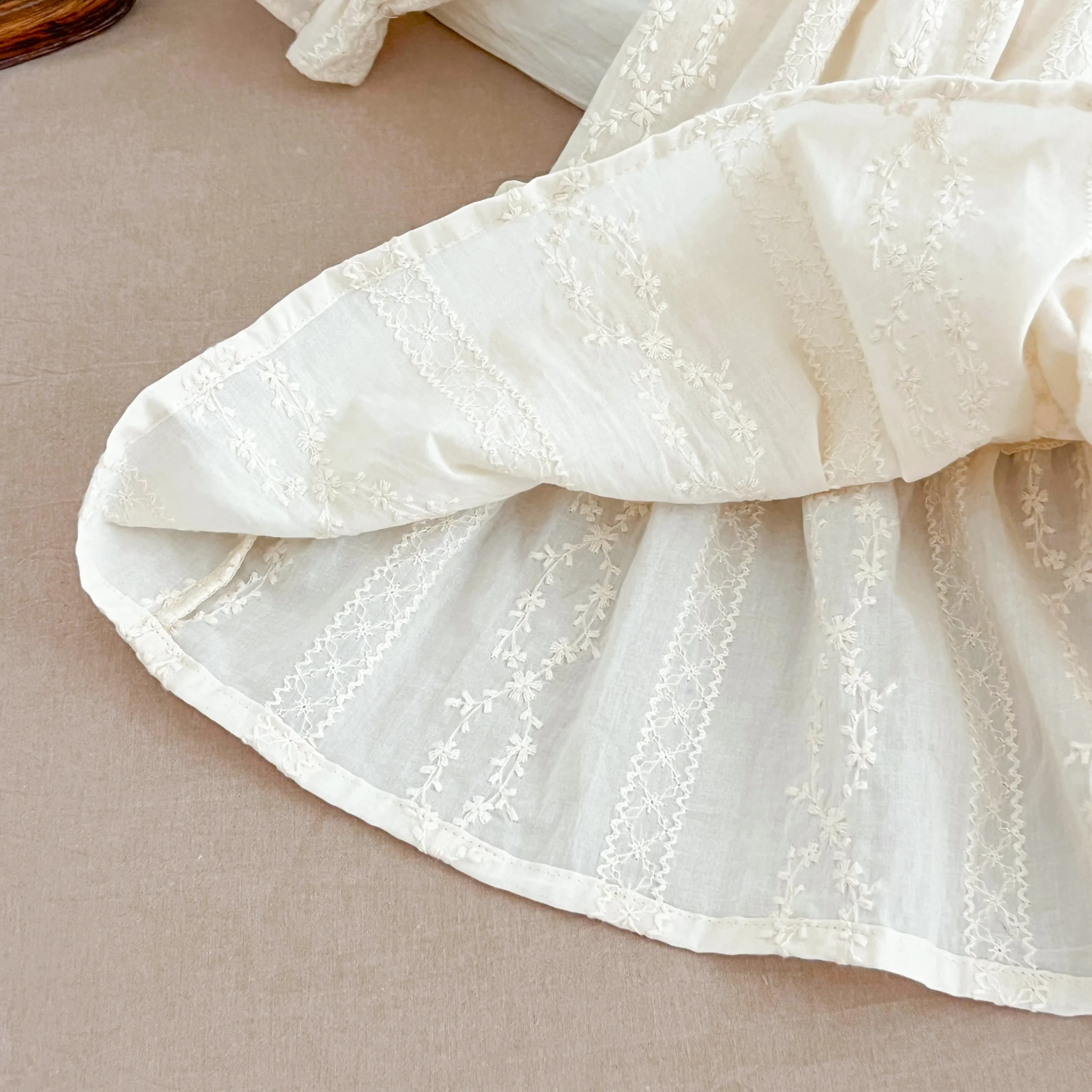 Robe à dentelle douce et respirante