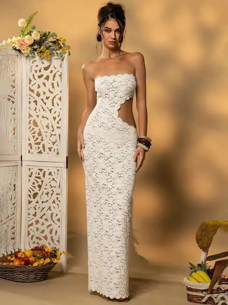 robe élégante en dentelle