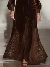 détail dentelle robe vintage
