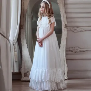 robe de cérémonie en dentelle
