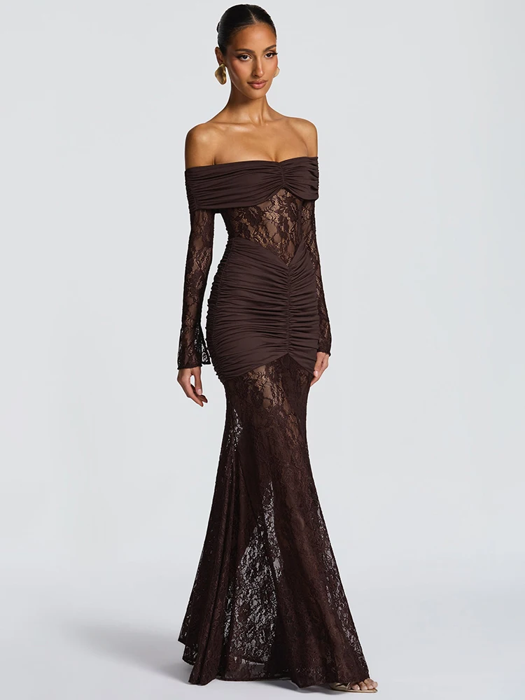 robe maxi longue bustier