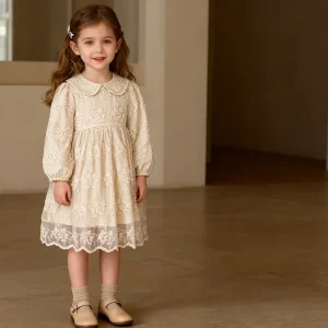 robe en dentelle imprimé floral