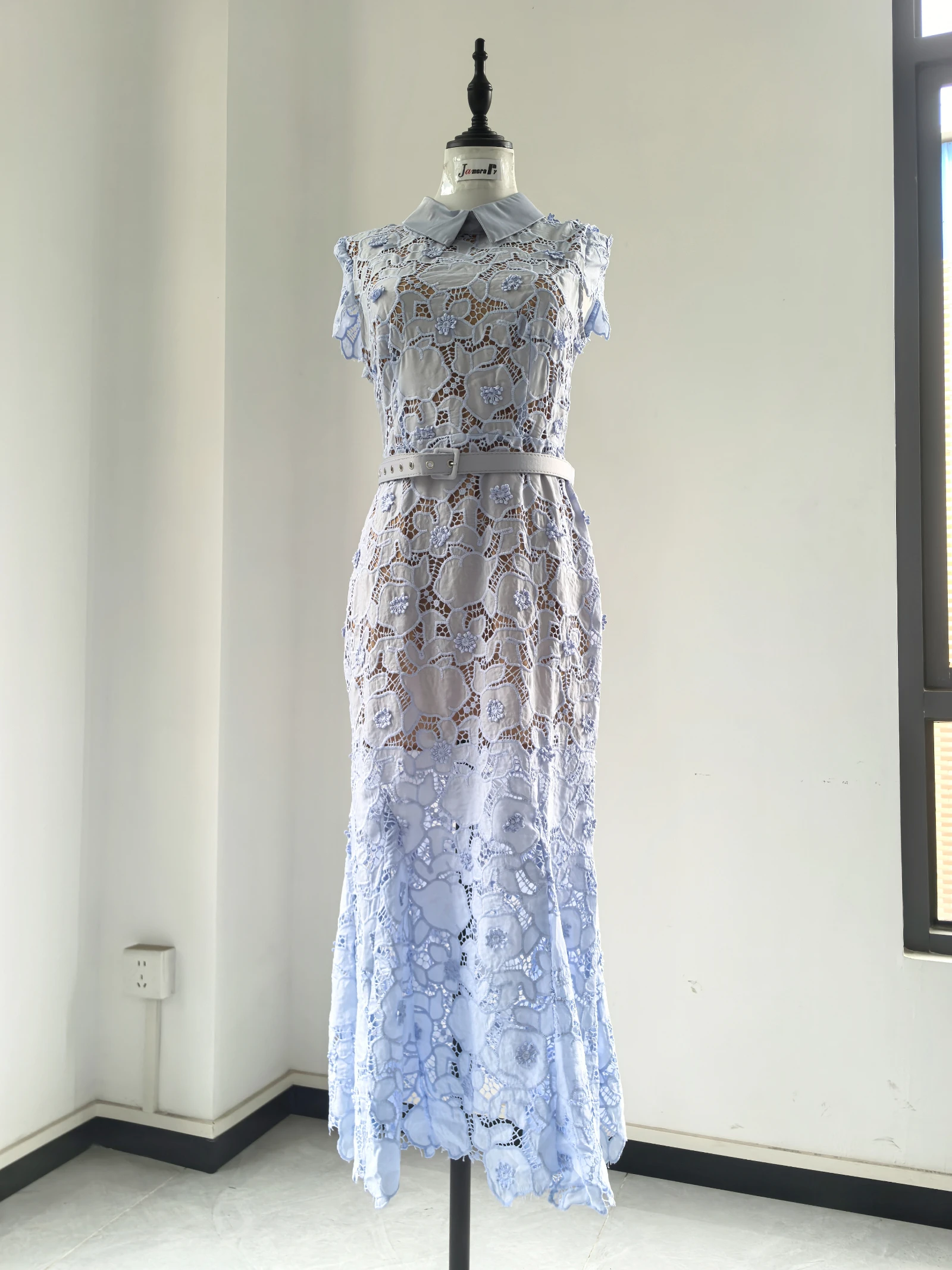 Robe en dentelle sophistiquée