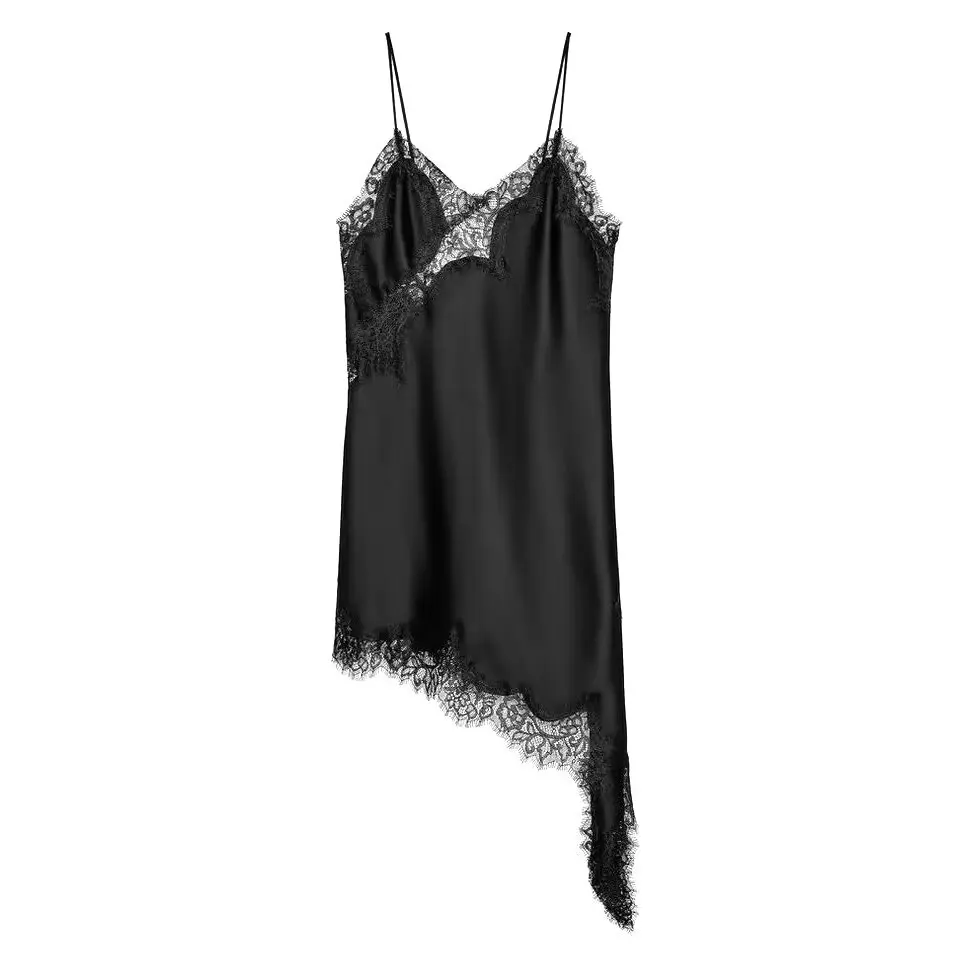 Robe en satin et en dentelle – Image 8