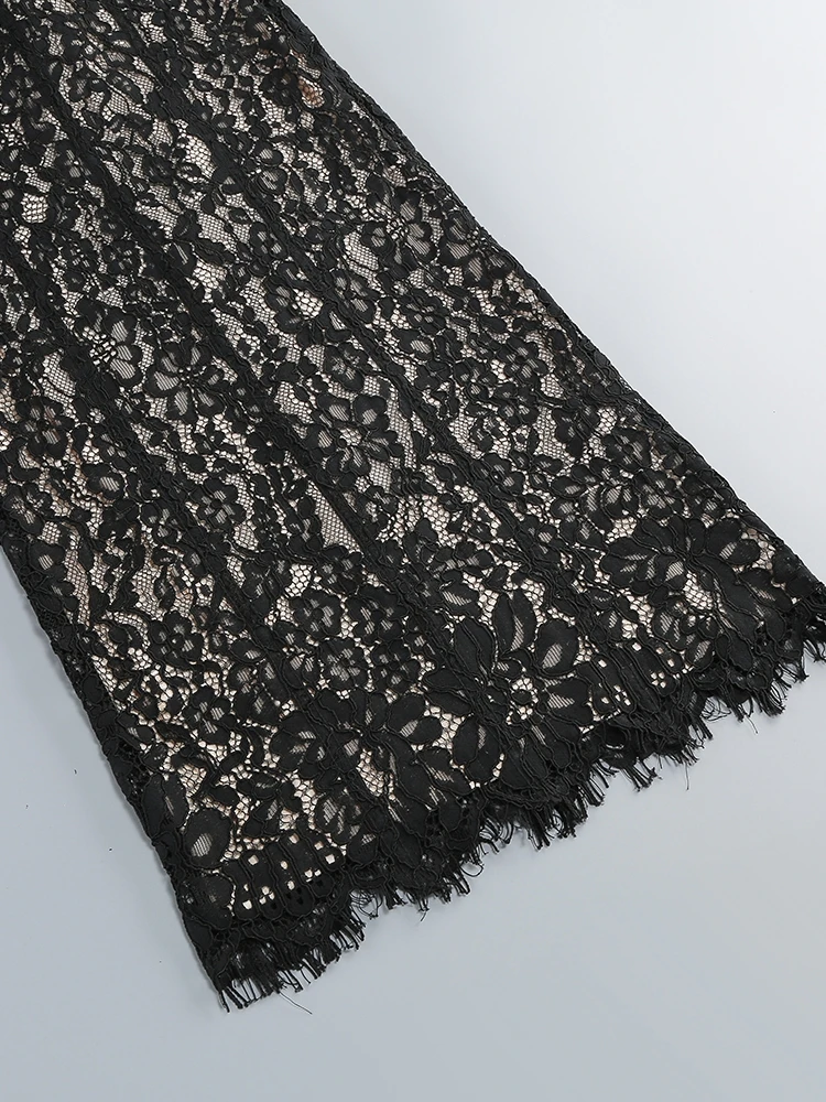 Robe en dentelle noire – Image 20