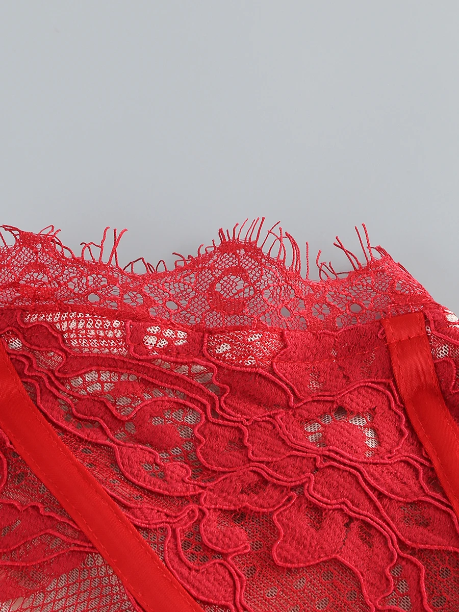 tissu rouge festif