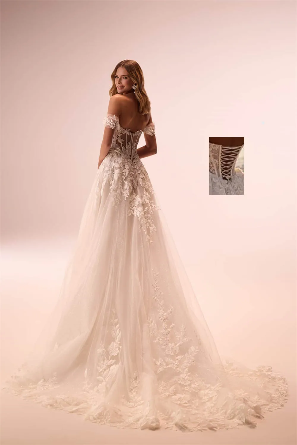 col V robe mariage
