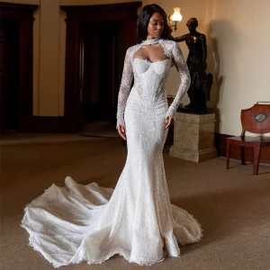 robe de mariée en dentelle