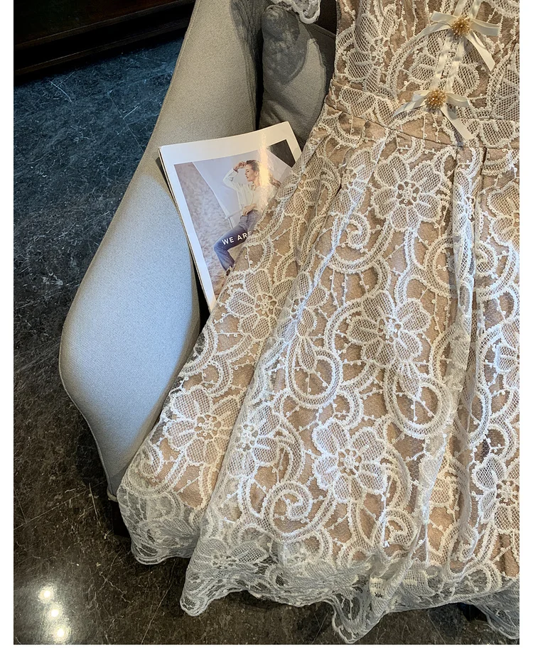 Robe en dentelle blanche – Image 17