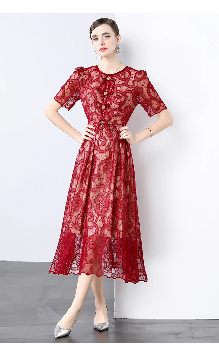 Robe en dentelle blanche – Image 19