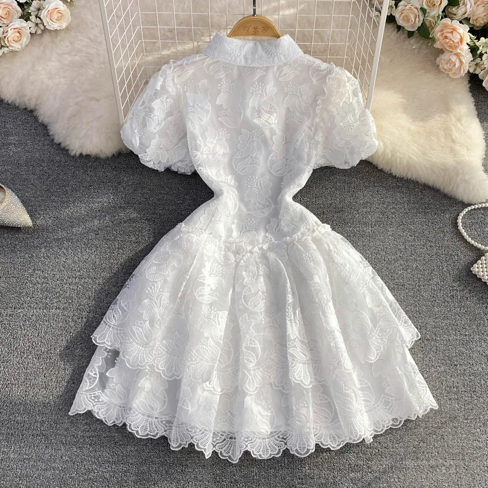 Robe de soirée vintage en dentelle