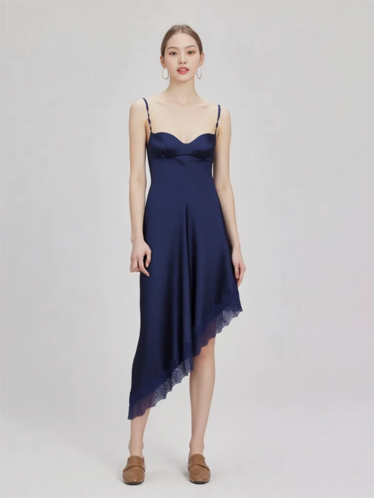 ourlet asymétrique chic