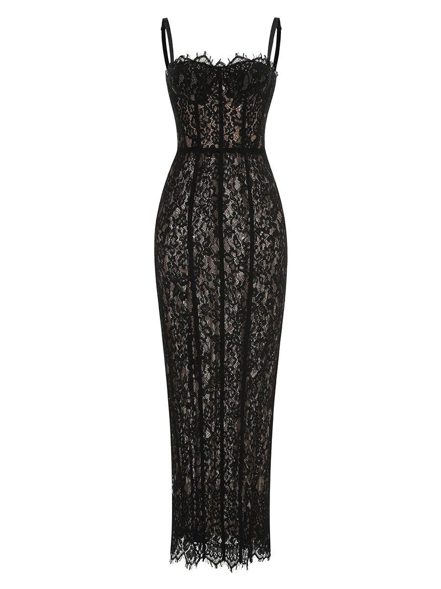 robe raffinée dentelle