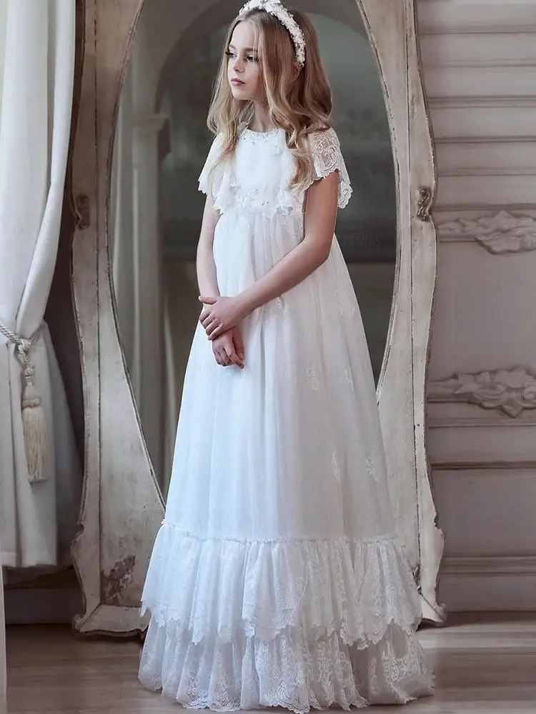 robe chic dentelle enfant