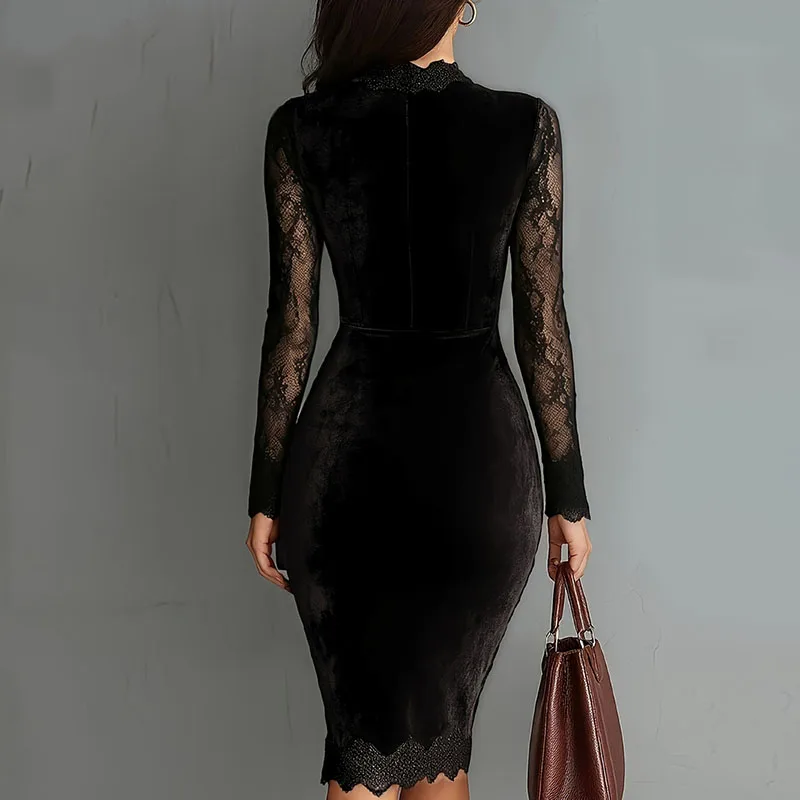 robe femme avec dentelle