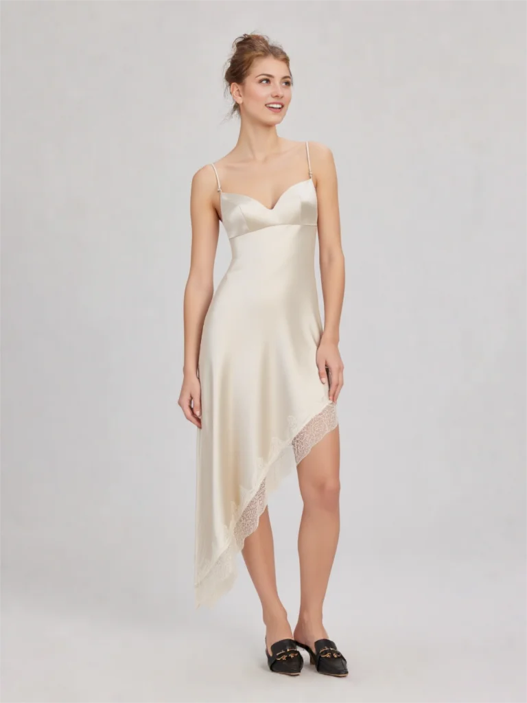 détail de dentelle robe