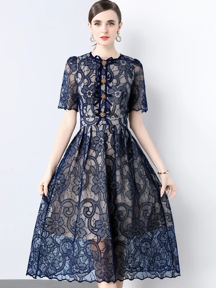 Robe en dentelle blanche – Image 6