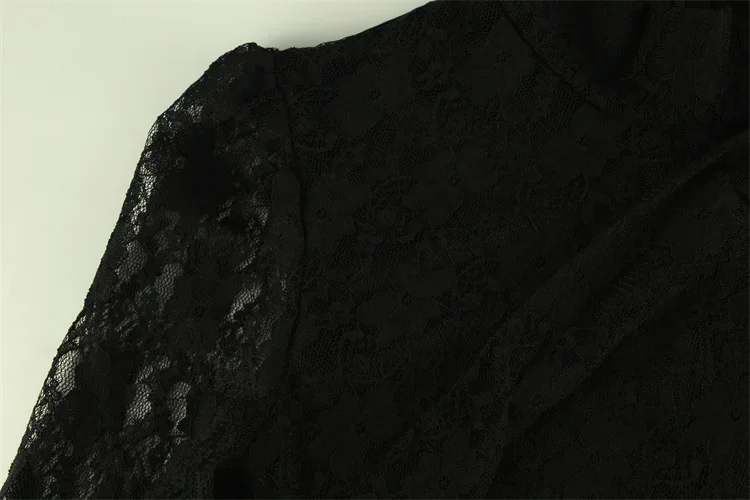 robe noire en velours