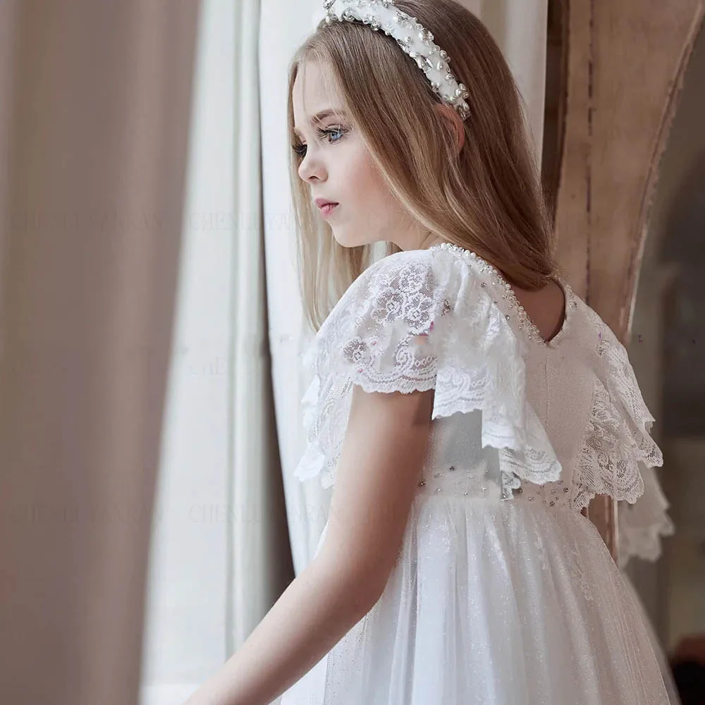 robe enfant dentelle chic