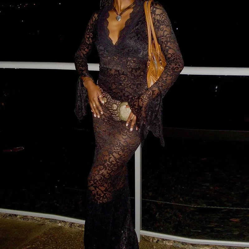 Robe noire icône mode