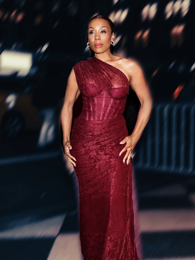 robe sans manches dentelle