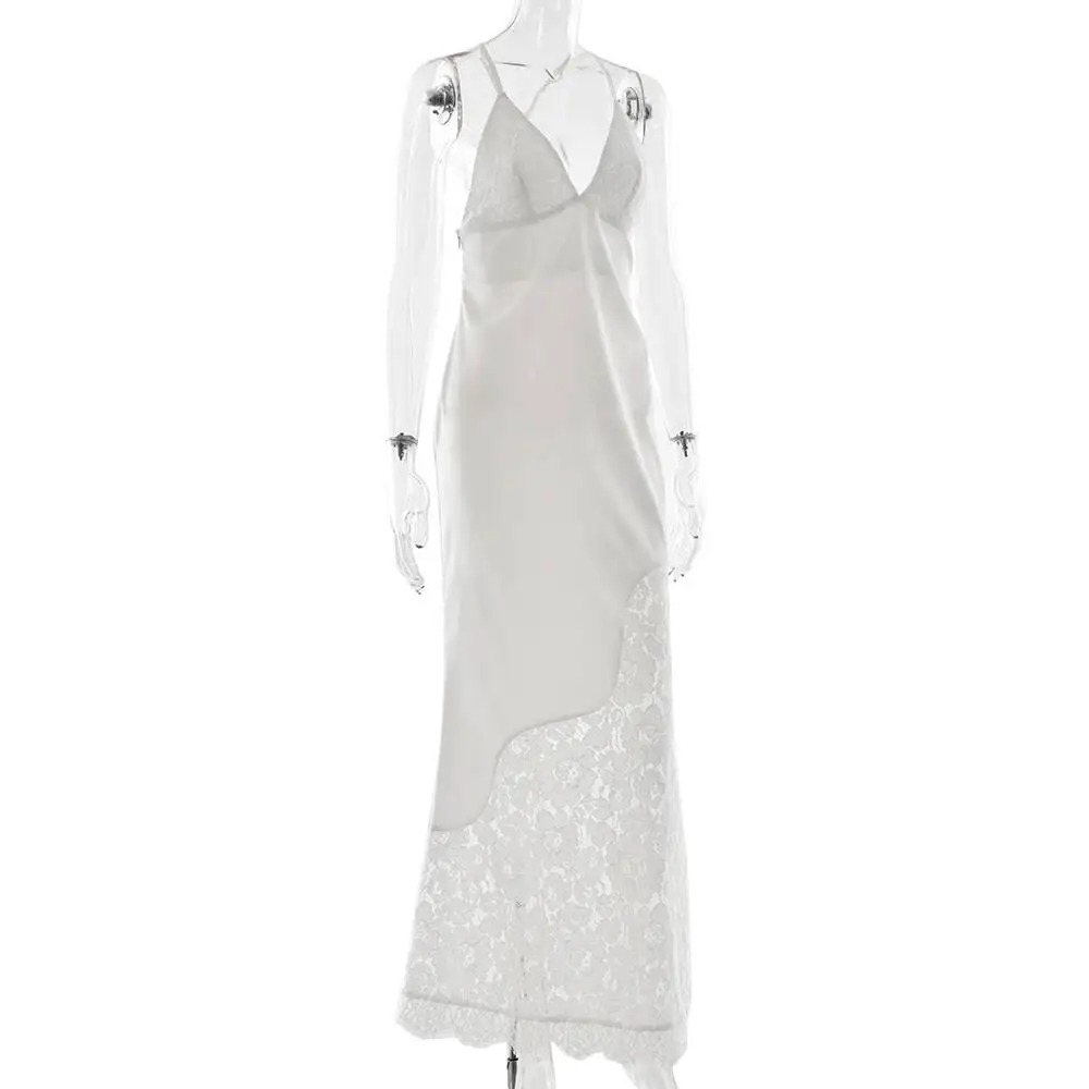 robe col V plongeant