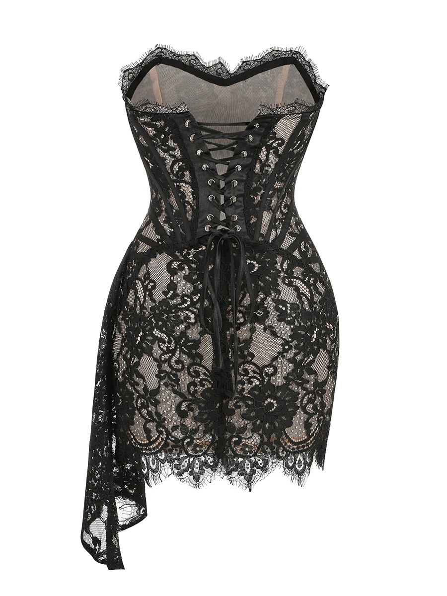 robe Noël dentelle