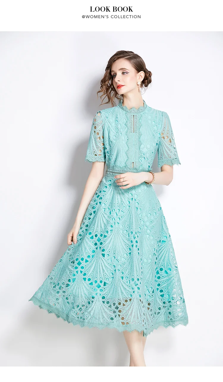 raffinement dentelle verte