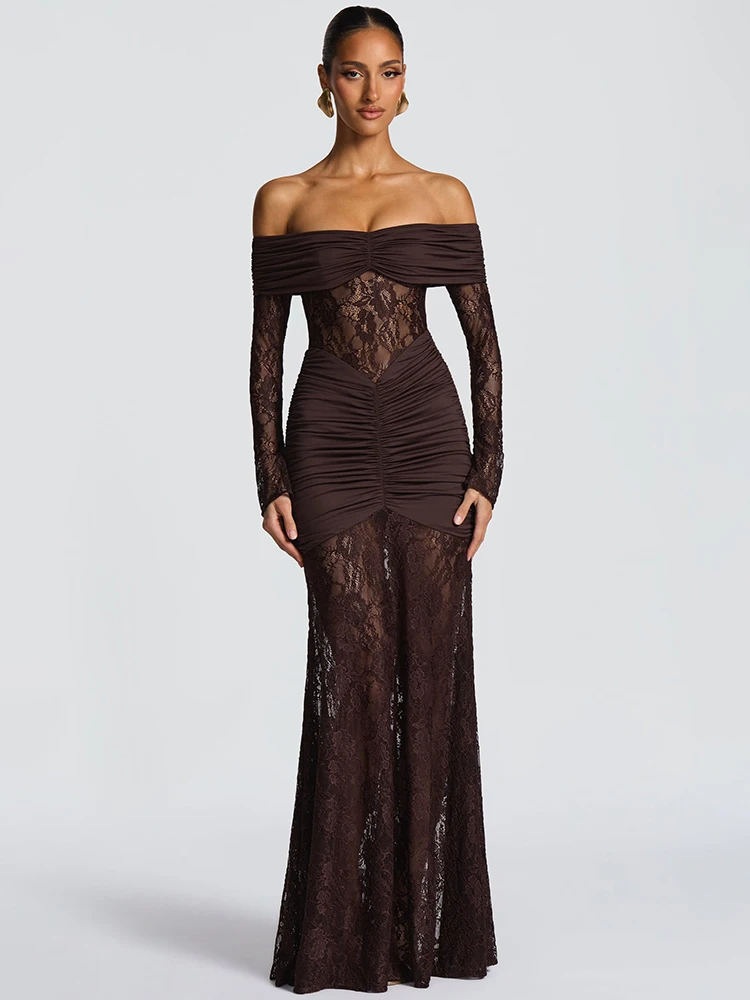 robe bustier maxi sexy