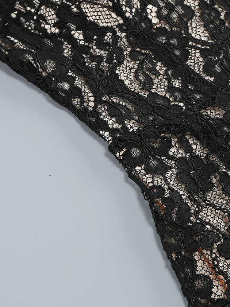 Robe en dentelle noire – Image 19