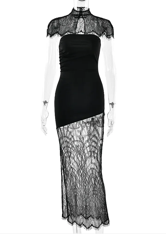 dentelle noire chic