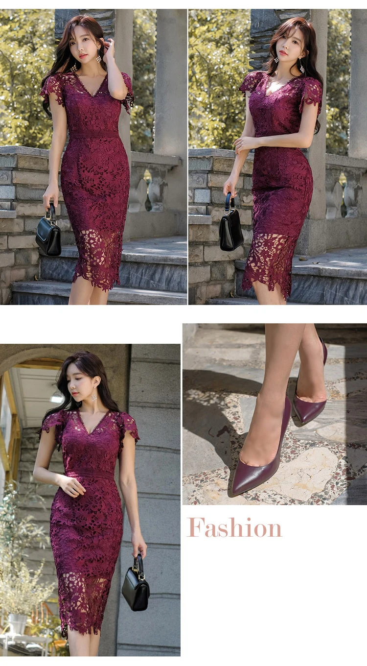 robe tendance bordeaux