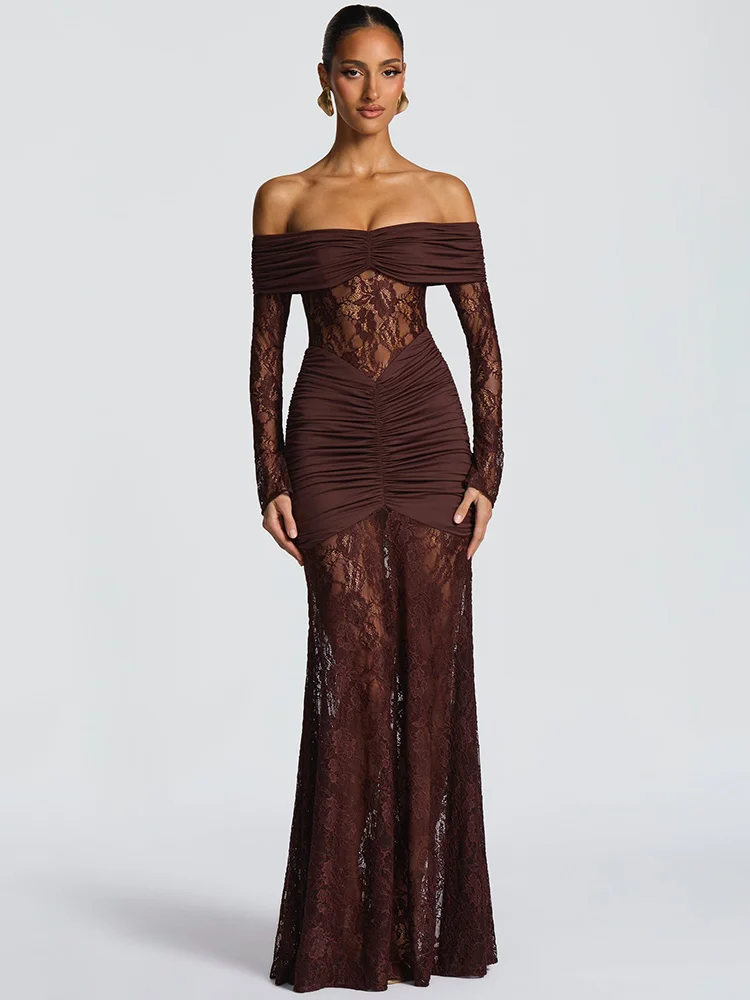longue robe de soirée sexy