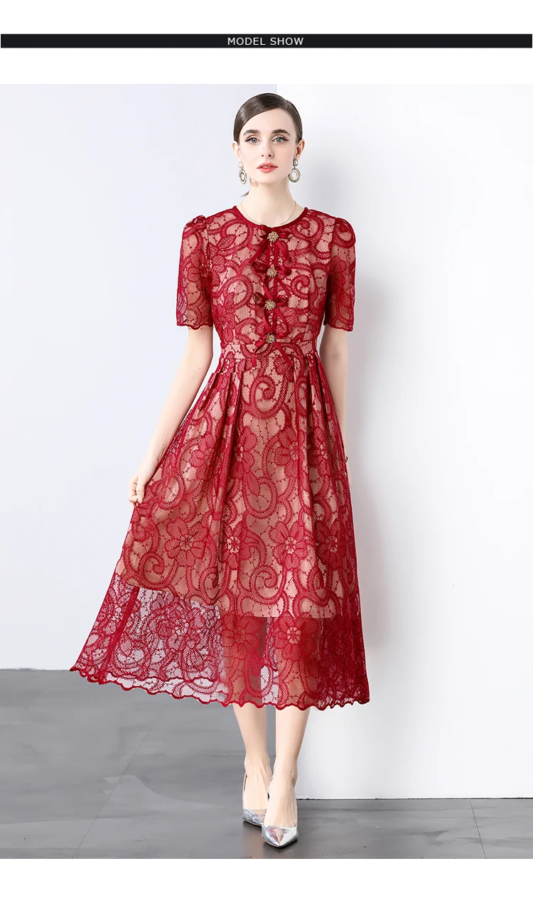 Robe en dentelle blanche – Image 18