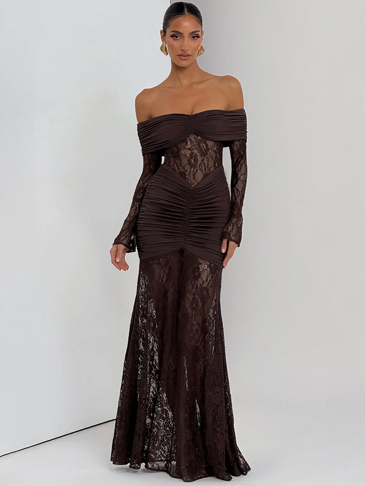 robe sexy dentelle bustier