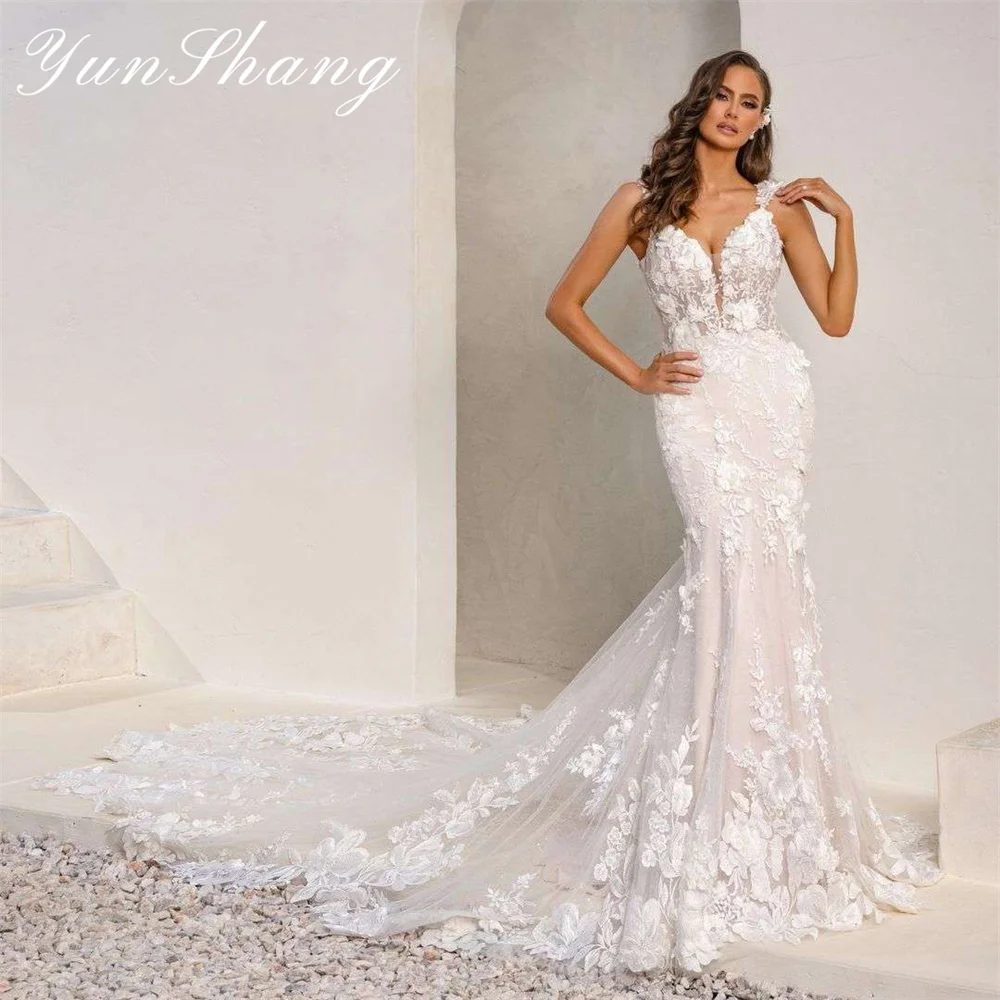 Robe de mariée silhouette sirène