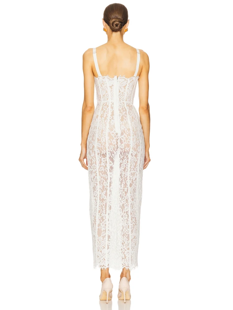 Robe en dentelle noire – Image 15