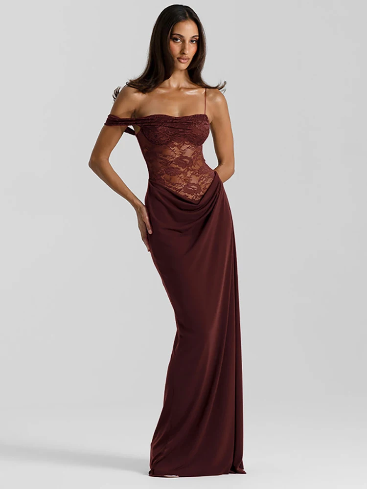 robe en dentelle romantique